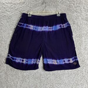 Vintage OP Ocean Pacific Shorts XL Purple Back Pocket Retro Tye Die‎